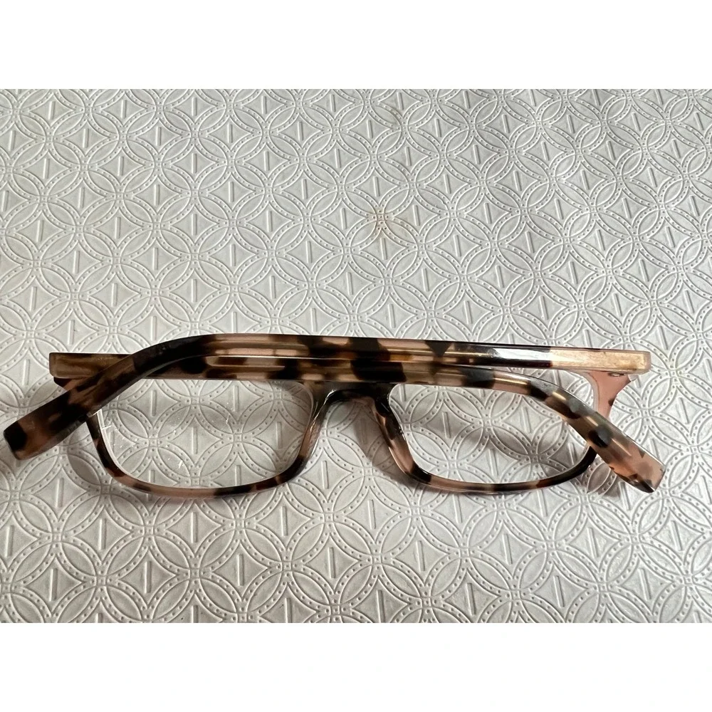 Warby Parker Annette 285 Eyeglasses Brown Tortoise Rectangular Frames 52-17-140